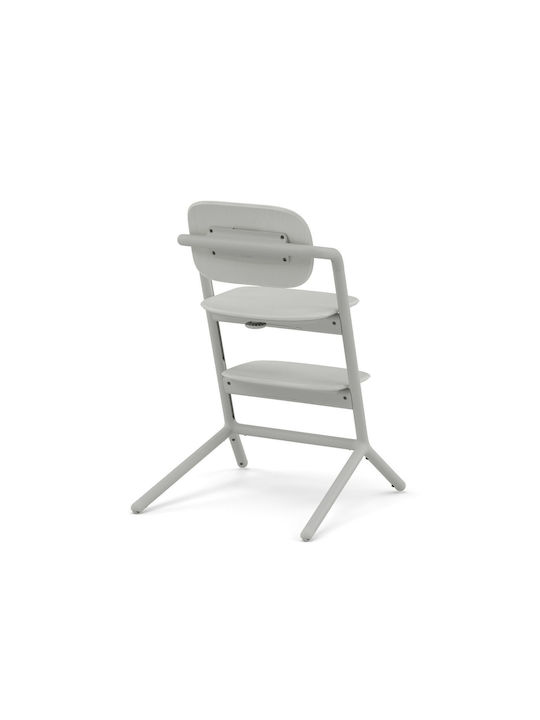 Cybex Lemo Highchair 3 in 1 with Metal Frame & Plastic Seat Suede Grey