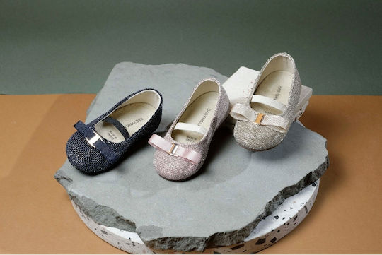 Babywalker Babywalker Taufschuhe für Mädchen Stoff Gold