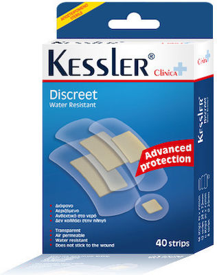 Kessler Impermeabile și Sterilizate Plasturi Autoadezivi Clinica Discreet 40buc