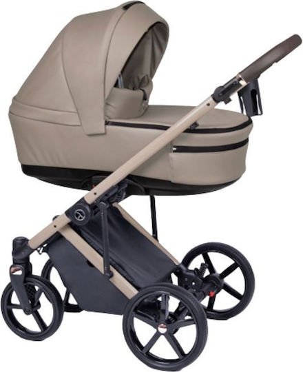 Coletto Fado Eco Adjustable 3 in 1 Baby Stroller Suitable for Newborn Beige 11.7kg