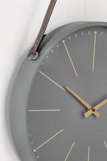 Bizzotto Timely Wanduhr Hölzernes Grey 40x66cm
