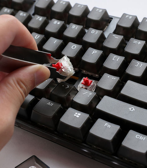 Ducky One 3 Gaming Mechanische Tastatur mit Cherry MX Rot Schaltern und RGB-Beleuchtung (Englisch US) Aura Black