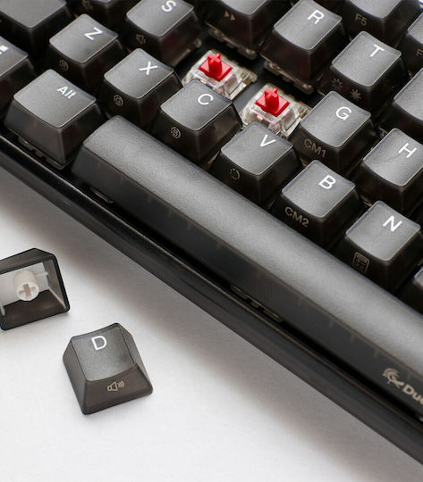Ducky One 3 Gaming Mechanical Keyboard 60% with Cherry MX Speed Silver switches and RGB lighting (English US) Aura Black