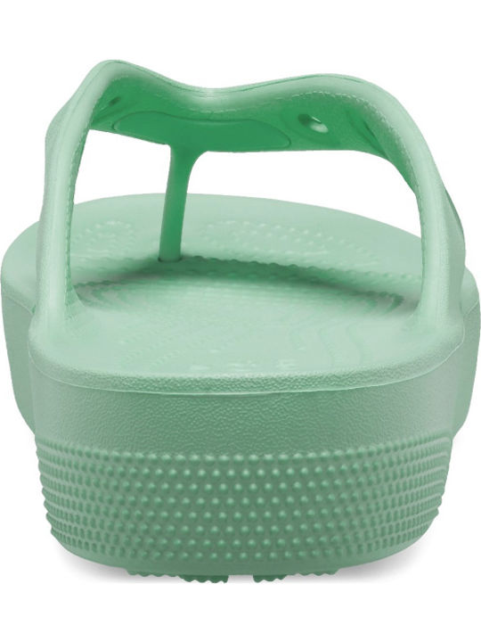 Women's Platform Flip Flops Jade Stone
