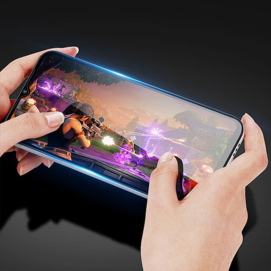 Dux Ducis 9D Full Face Tempered Glass Black (Oppo A17)