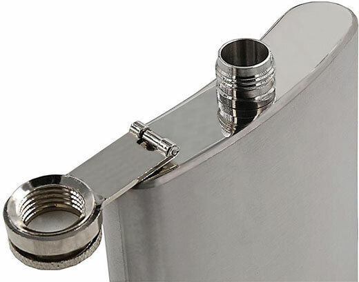 Hip Flask Манерка Неръждаема стомана Сребрист 210мл