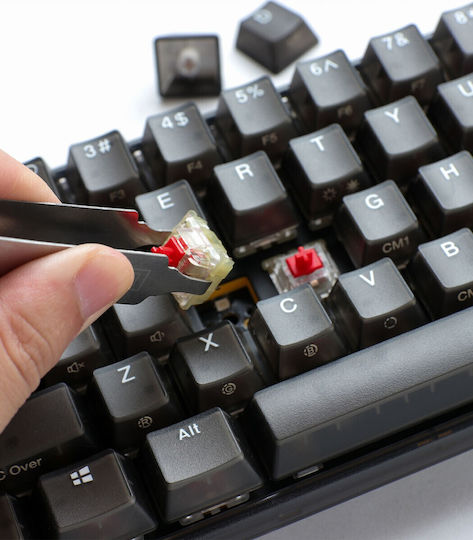 Ducky One 3 Gaming Μηχανικό Πληκτρολόγιο 65% με Cherry MX Blue διακόπτες και RGB φωτισμό (Αγγλικό US) Aura Black