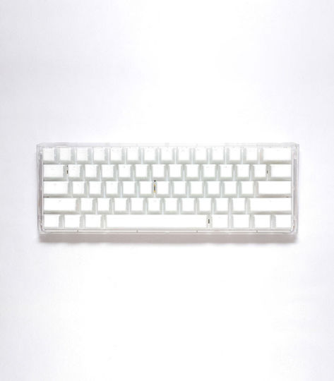 Ducky One 3 Gaming Mechanical Keyboard 60% with Cherry MX Brown switches and RGB lighting (English US) Aura White
