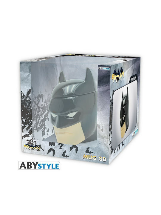 Abysse DC Comics - 3D Batman Cană Ceramică cu Capac Neagră 1buc