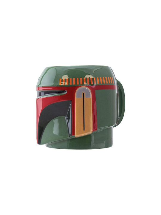 Hollytoon Boba Fett Κούπα Κεραμική Πράσινη