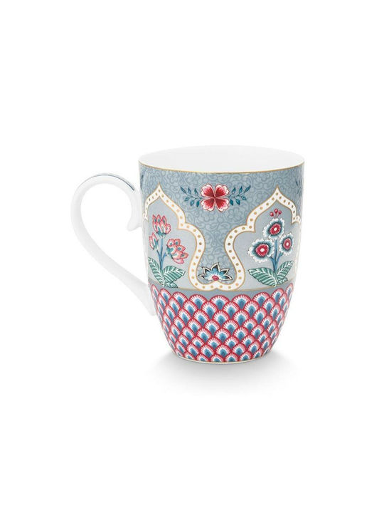 PiP Studio Flower Festival Cană din Porțelan Multicoloră 350ml 1buc