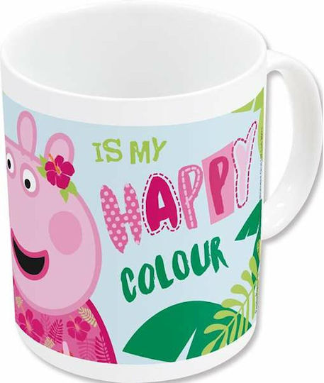 Peppa Pig Children's Peppa Pig Mug Ceramic Blue 325ml Peppa Pig Children's Peppa Pig Mug Ceramic Blue 325ml