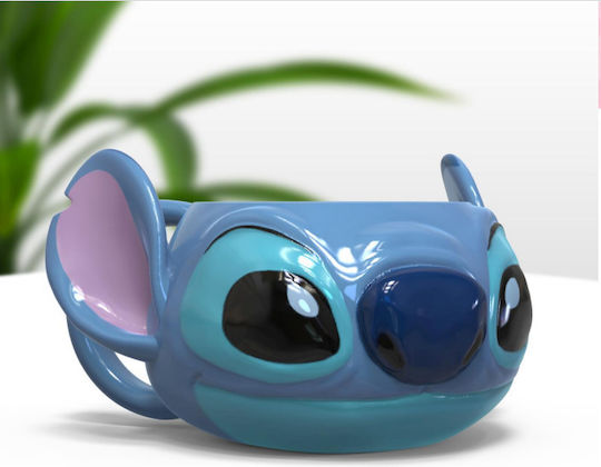 Paladone Stitch Cană Ceramică Albastră 450ml