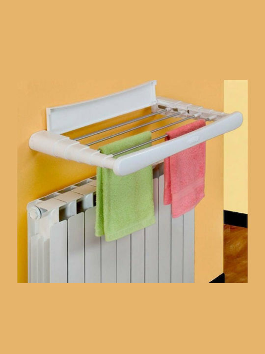 Gimi Telepack Plastic Folding Wall Mounted Clothes Drying Rack with Hanging Length 7m
