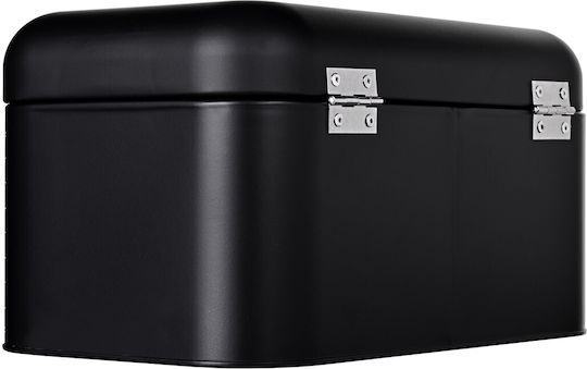 Maestro Brotbox mit Deckel Metallisch in Schwarz Farbe