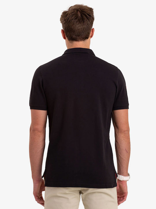 U.S. Polo Assn. Men's Short Sleeve Blouse Polo Black