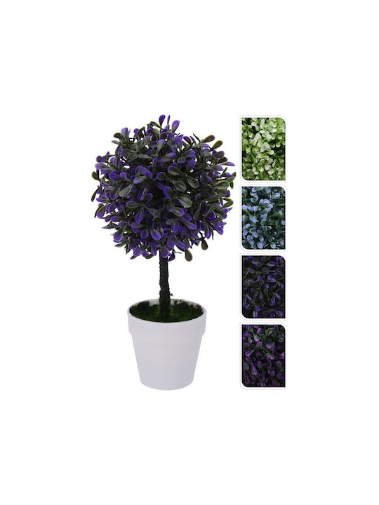 Artificial Plant in Small Pot 317002510 Purple 23cm 1pcs