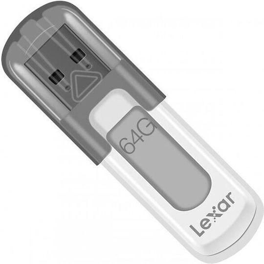 Lexar JumpDrive V100 64GB USB 3.0 Stick Γκρι
