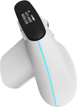 Delux MV6 Wireless Ergonomic Bluetooth Mouse White