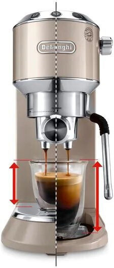 De'Longhi Dedica Arte Automatic Espresso Machine 1300W Pressure 15bar Gold