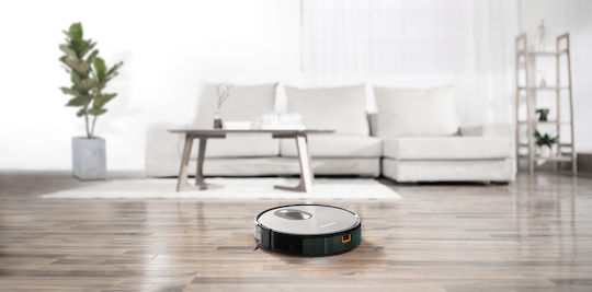 Mamibot EXVAC680S Robot Vacuum Cleaner with Visual Mapping & Suction Power 2500Pa Black