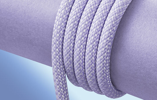 Baseus Dynamic 2 Braided USB to Lightning Cable Μωβ 1m (CALD040005)