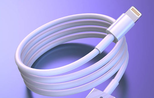 Vipfan Vipfan X03 USB-A zu Lightning Kabel Weiß 1m