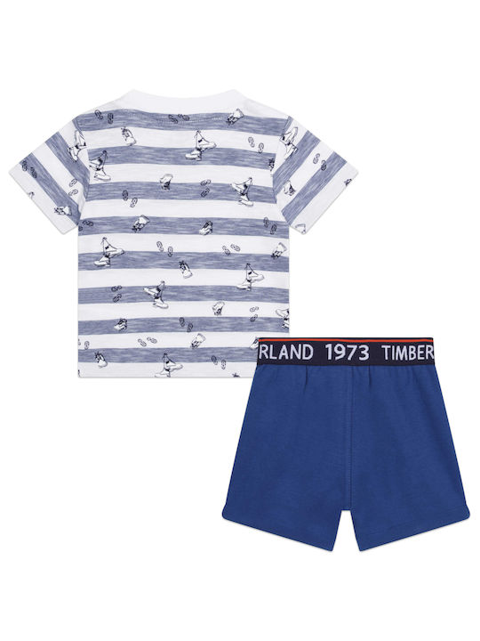 Timberland Kids Set with Shorts Summer 2pcs Blue