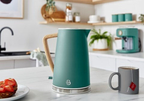 Swan SK14610 Електрическа Кана 1.7 л 3000 W Зелена