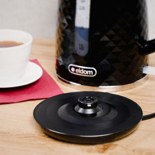 Eldom Kettle 1.7lt 2200W Black