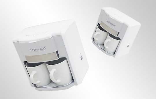 Techwood Филтърна Кафемашина 500W Бяла