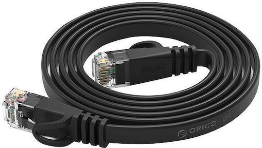 Orico Flat U/UTP Cat.6 Ethernet Network Cable 20m Black 1pcs