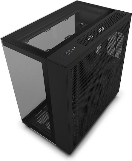 NZXT H9 Elite Gaming Midi Tower Κουτί Υπολογιστή με Πλαϊνό Παράθυρο Μαύρο