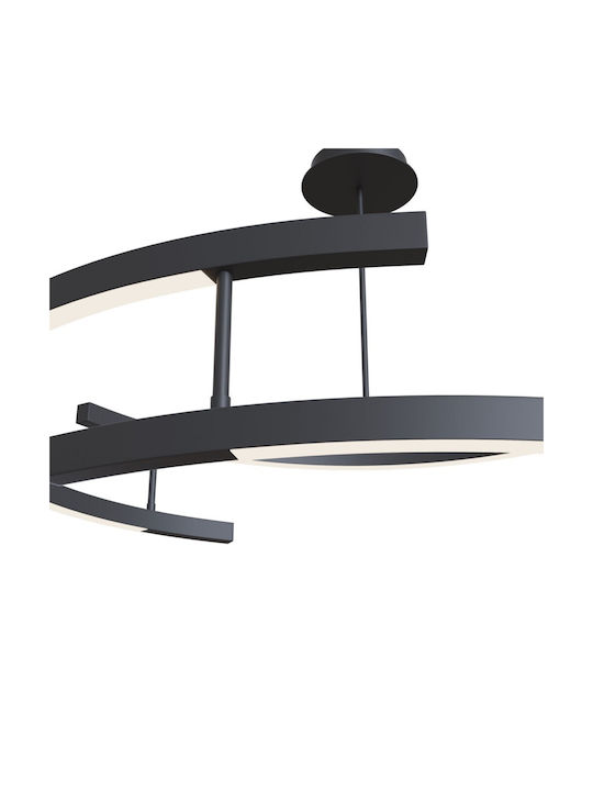 Maytoni Line Pendant Light LED with Natural White Light Black