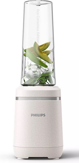 Philips Eco Conscious Edition Μπλέντερ με Κανάτα Tritan 600 ml 350W Λευκό