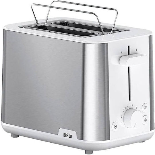 Braun HT 1510 0X23010033 Prăjitor de pâine 2 sloturi 900W Alb