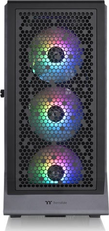 Thermaltake Ceres 500 TG Gaming Midi Tower Κουτί Υπολογιστή με Πλαϊνό Παράθυρο και RGB Φωτισμό Μαύρο