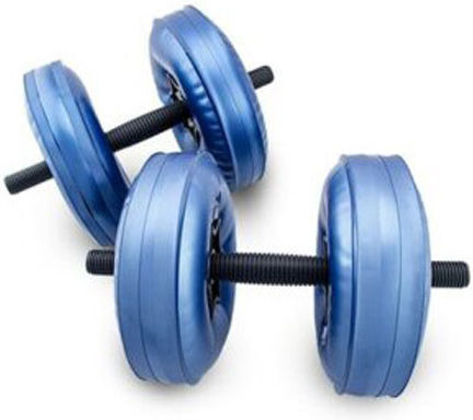 Clever Lamda Αλτήρες Σετ 2x 5kg με Νερό