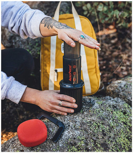 Aerobie Aeropress Go Καφετιέρα Φίλτρου Χειρός Πλαστική Μαύρη 237ml