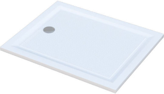 Sanitec A 204 Rechteckig Keramik Dusche x75cm Weiß