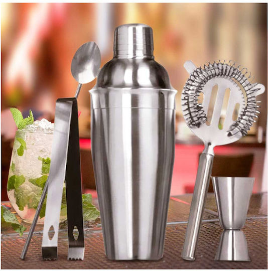Excellent Houseware Σετ Cocktail από Ανοξείδωτο Ατσάλι 5τμχ A12401450