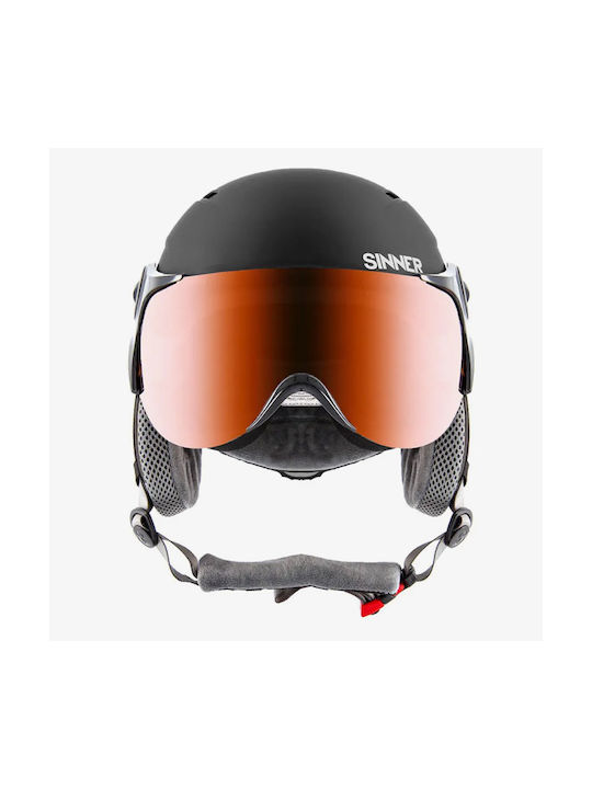 Sinner Typhoon Helmet for Ski & Snowboard Matte Black