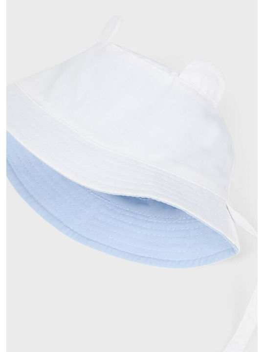 Mayoral Kids' Hat Bucket Fabric White