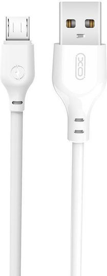 XO NB103 1m Regular USB 2.0 to micro USB Cable White