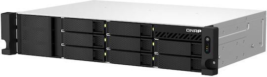 QNap TS-873AEU-4G NAS Rack με 8 θέσεις για HDD/M.2/SSD και 2 θύρες Ethernet