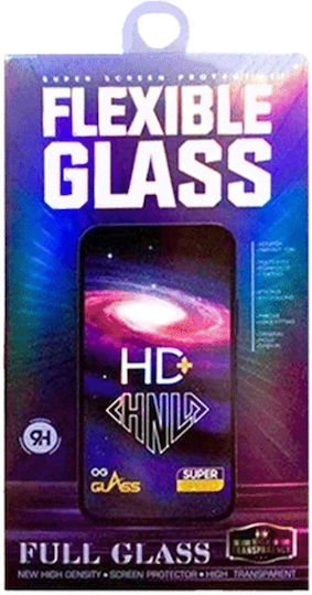 HD+ Flexible 3D Full Face Tempered Glass Negru (iPhone 13 Pro Max) 02011305