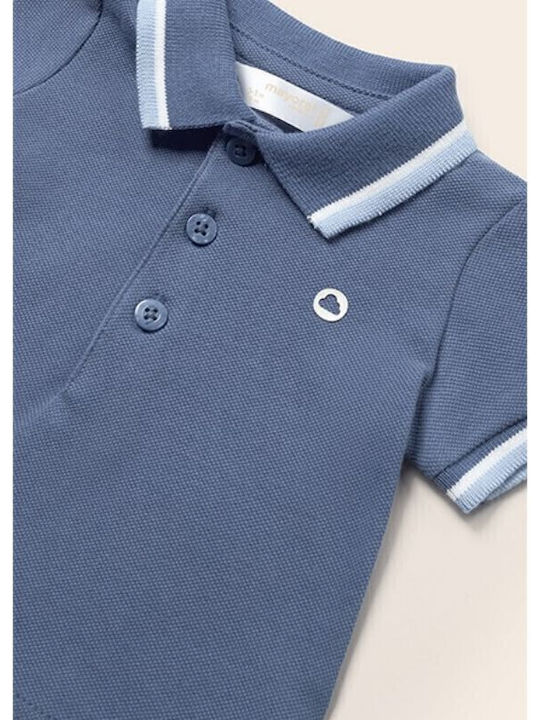 Kids' Polo Short Sleeve Blue Basic