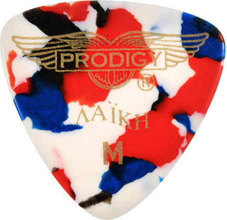 Prodigy Picks für Bouzouki Λαϊκή Medium Konfetti Dicke 0.71mm Set 12Stück