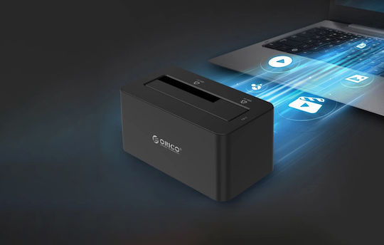 Orico Hard Drive Docking Station SATA 2.5" / 3.5" with Connection USB 3.0 (6619US3-V1-BK)