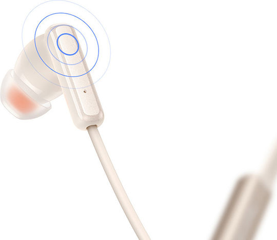 Baseus Bowie U2 Pro In ear Bluetooth хендсфри Слушалки Creamy White
